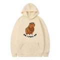 Cute Capybara Hoodie - Korean Style Loose Sweater