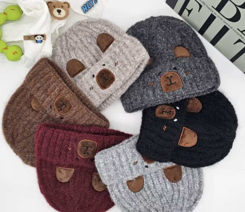 Capybara Bear Cartoon Knitted Beanie