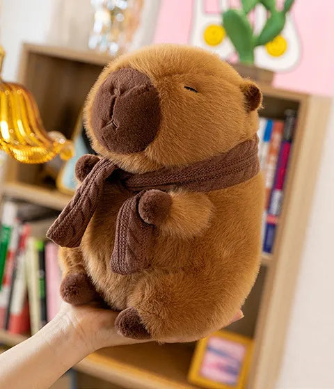 Scarf Capybara Plush Doll